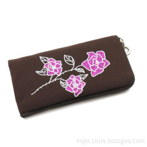 Velvet Zipper Bag for iPhone 4, with Zipper Slider/Lanyard, Comes in Various Patterns